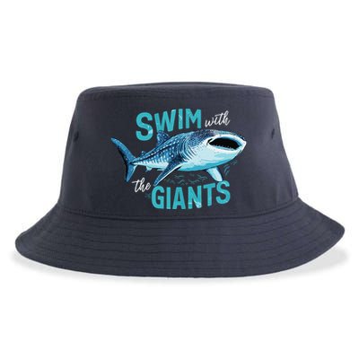 Swim With The Giants Whale Shark Sustainable Bucket Hat