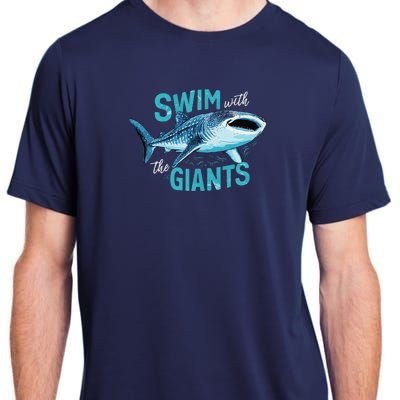 Swim With The Giants Whale Shark Adult ChromaSoft Performance T-Shirt