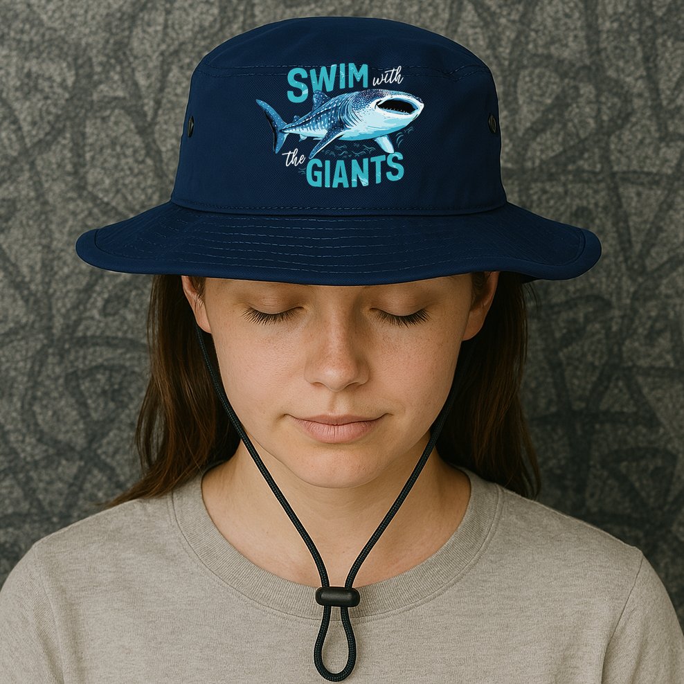 Swim With The Giants Whale Shark Bucket Hat