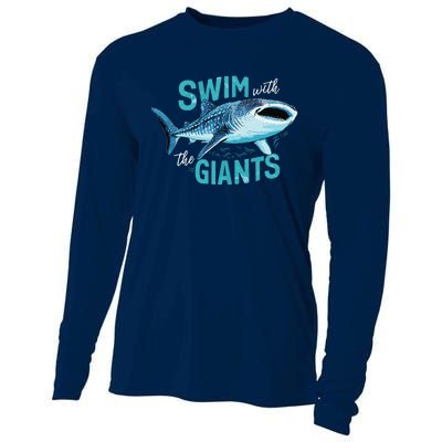 Swim With The Giants Whale Shark Cooling Performance Long Sleeve Crew