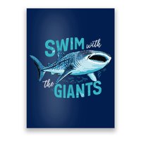 Swim With The Giants Whale Shark Poster