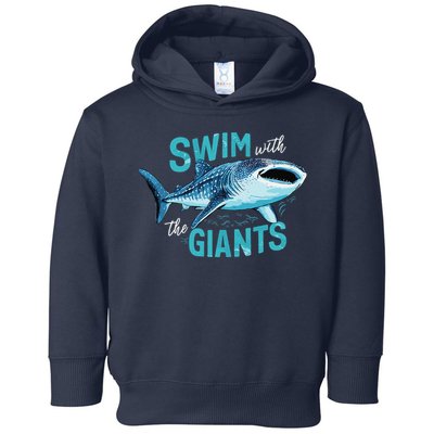 Swim With The Giants Whale Shark Toddler Hoodie