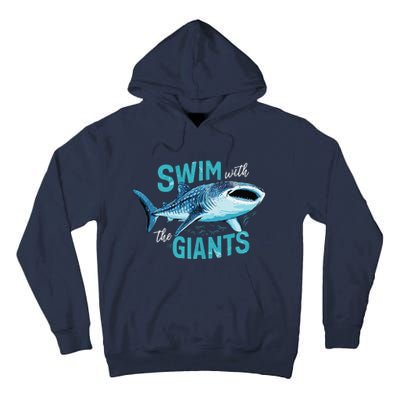 Swim With The Giants Whale Shark Tall Hoodie