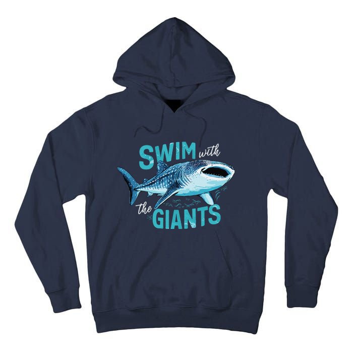 Swim With The Giants Whale Shark Tall Hoodie