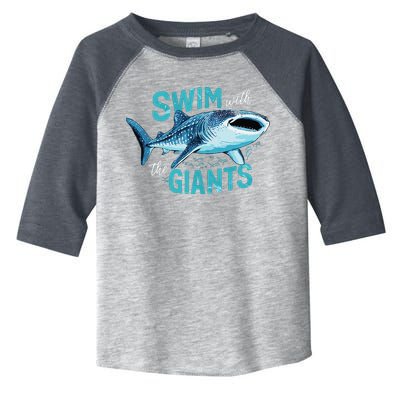Swim With The Giants Whale Shark Toddler Fine Jersey T-Shirt
