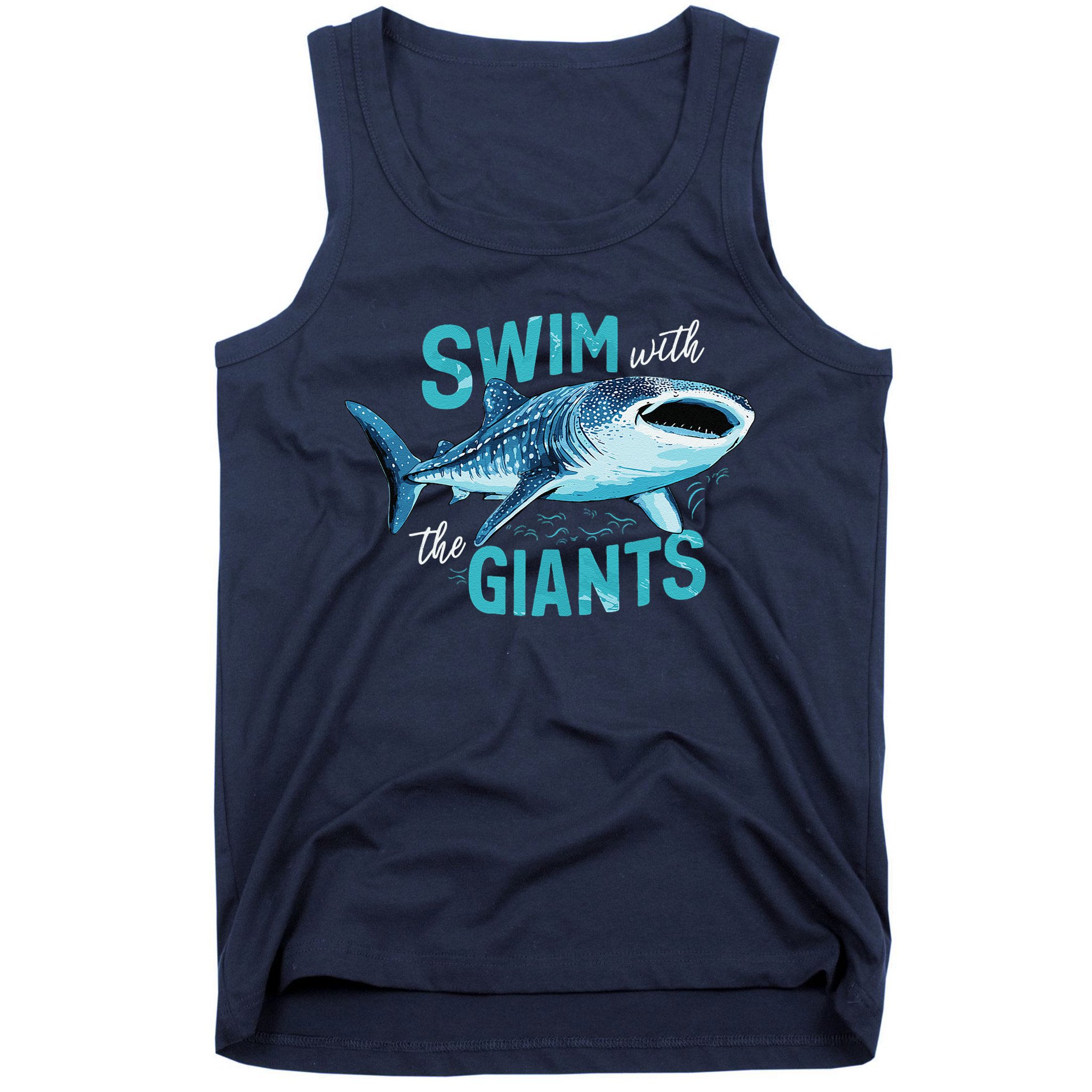 Swim With The Giants Whale Shark Tank Top