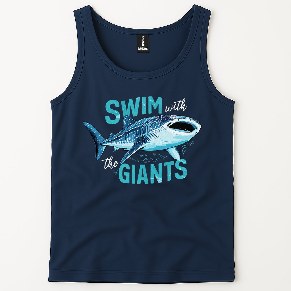 Swim With The Giants Whale Shark Tank Top