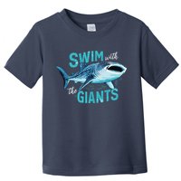 Swim With The Giants Whale Shark Toddler T-Shirt
