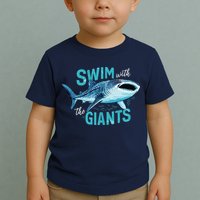 Swim With The Giants Whale Shark Toddler T-Shirt