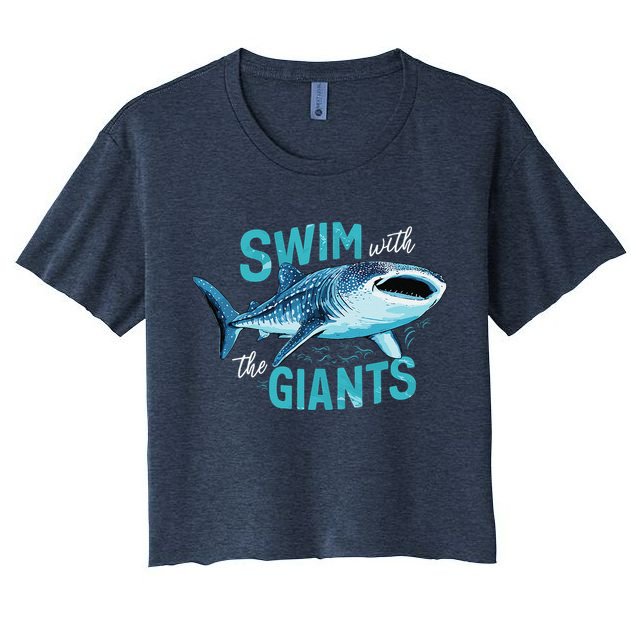 Swim With The Giants Whale Shark Crop Top