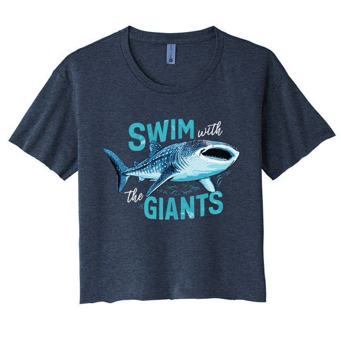 Swim With The Giants Whale Shark Crop Top