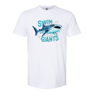 Swim With The Giants Whale Shark Softstyle CVC T-Shirt