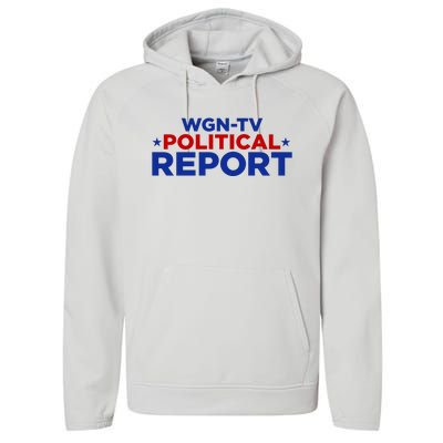 Stream Wgn Tv Political Report Performance Fleece Hoodie