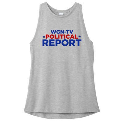 Stream Wgn Tv Political Report Ladies PosiCharge Tri-Blend Wicking Tank