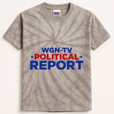 Stream Wgn Tv Political Report Kids Tie-Dye T-Shirt