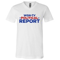 Stream Wgn Tv Political Report V-Neck T-Shirt