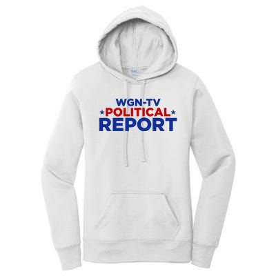 Stream Wgn Tv Political Report Women's Pullover Hoodie