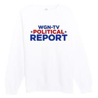 Stream Wgn Tv Political Report Premium Crewneck Sweatshirt