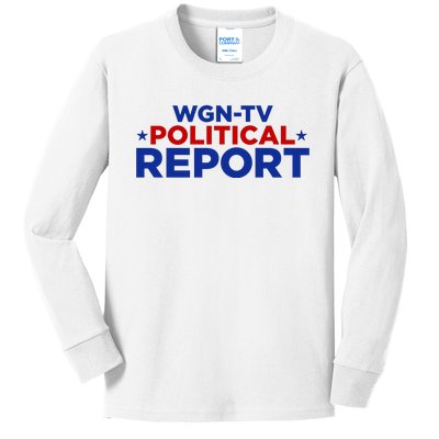 Stream Wgn Tv Political Report Kids Long Sleeve Shirt