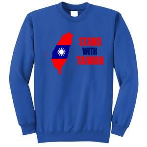 Stand With Taiwan Gift Tall Sweatshirt