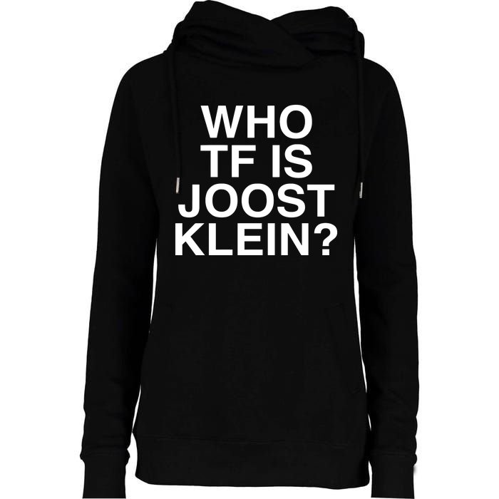 Semtipovedal Who Tf Is Joost Klein Teet Klein Womens Funnel Neck Pullover Hood