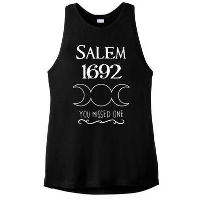 Salem Witch Trials 1692 You Missed One Funny Gift For Witchs Ladies PosiCharge Tri-Blend Wicking Tank