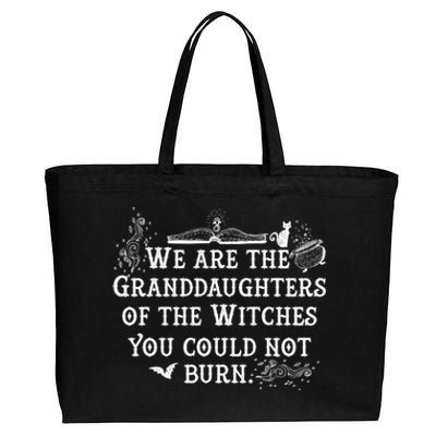 Salem Witch Trials Granddaughter Wiccan S Halloween Gift Cotton Canvas Jumbo Tote