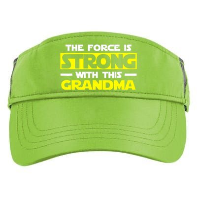 Strong With This My Grandma Adult Drive Performance Visor