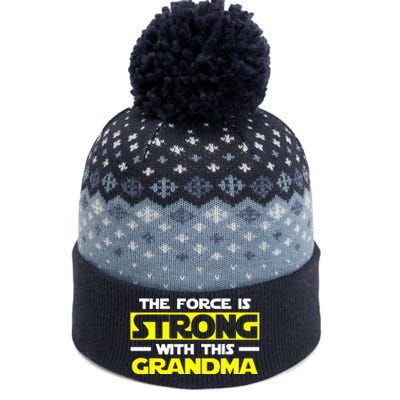 Strong With This My Grandma The Baniff Cuffed Pom Beanie