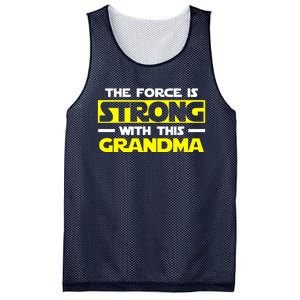 Strong With This My Grandma Mesh Reversible Basketball Jersey Tank