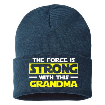 Strong With This My Grandma Sustainable Knit Beanie