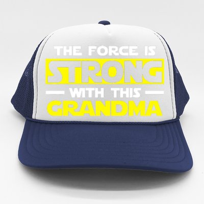 Strong With This My Grandma Trucker Hat