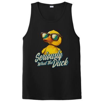 Seriously What The Duck Duck Lover Pun PosiCharge Competitor Tank