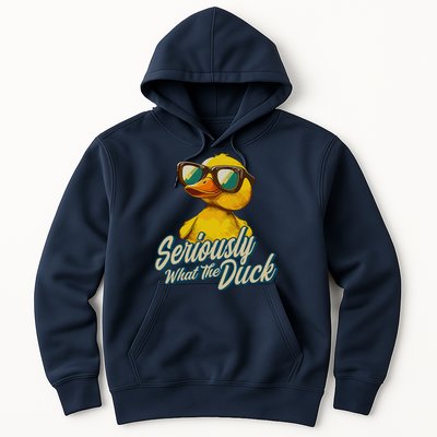 Seriously What The Duck Duck Lover Pun Hoodie