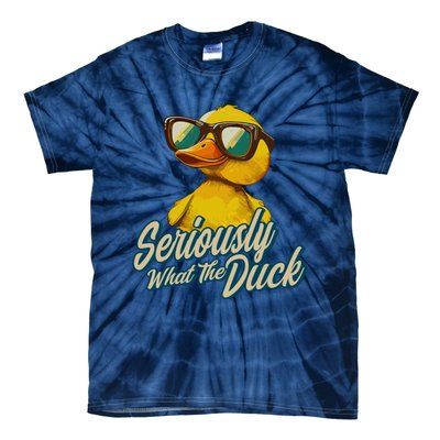 Seriously What The Duck Duck Lover Pun Tie-Dye T-Shirt