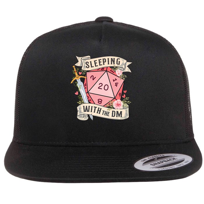 Sleeping With The DM Flat Bill Trucker Hat
