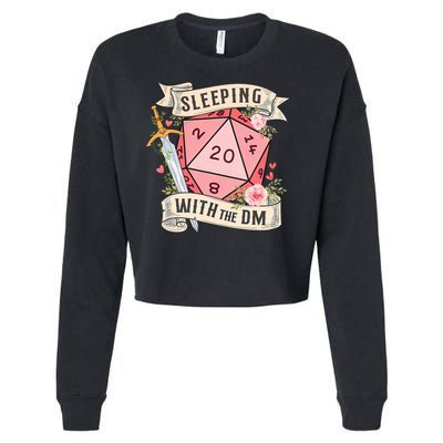 Sleeping With The DM Cropped Pullover Crew