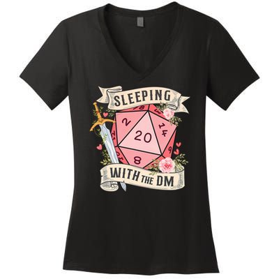 Sleeping With The DM Women's V-Neck T-Shirt