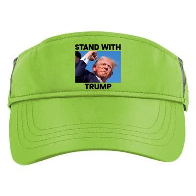 Stand With Trump Fight Gun Shot Fired Rally Shooting Adult Drive Performance Visor