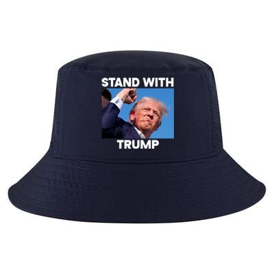 Stand With Trump Fight Gun Shot Fired Rally Shooting Cool Comfort Performance Bucket Hat