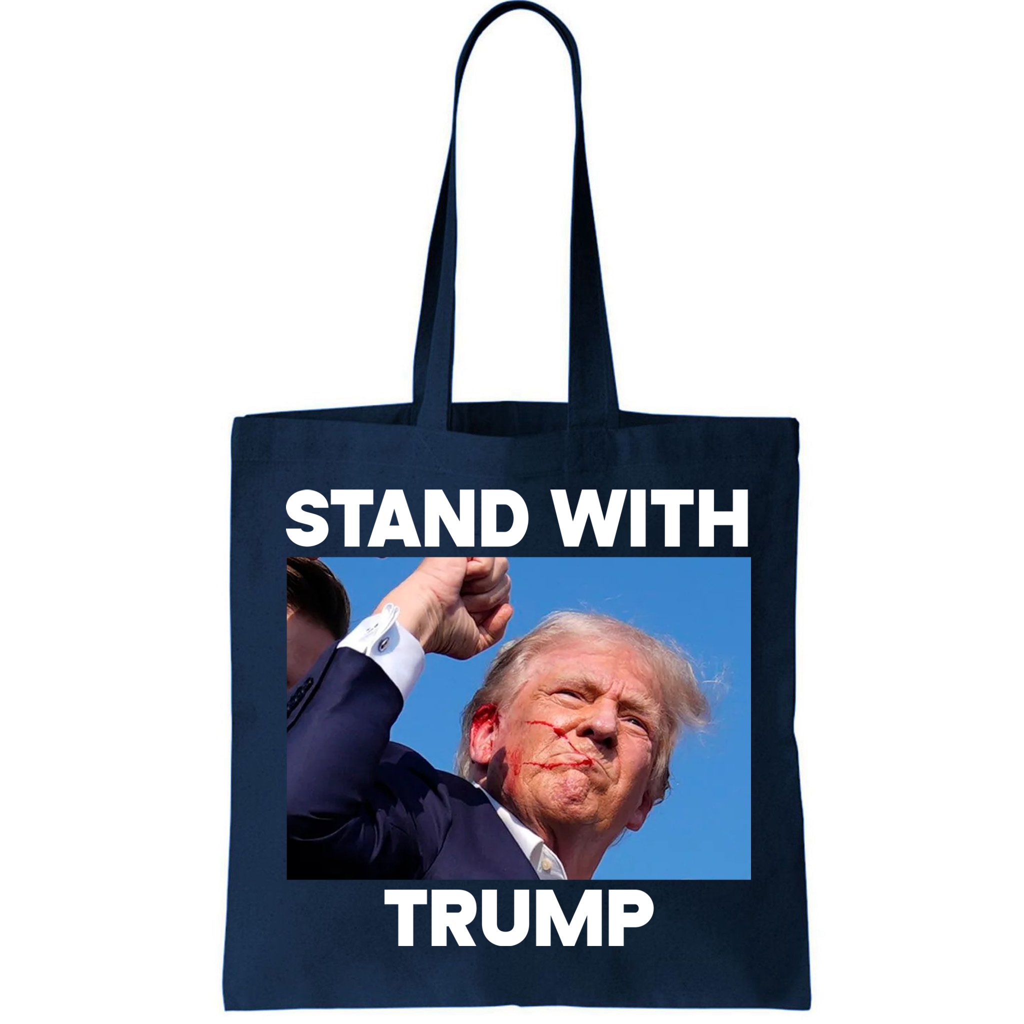 Stand With Trump Fight Gun Shot Fired Rally Shooting Bag