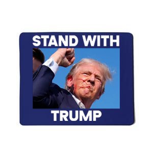 Stand With Trump Fight Gun Shot Fired Rally Shooting Mousepad