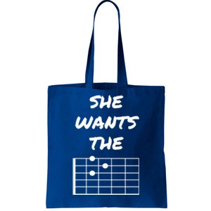 She Wants The D Guitarist Musician Gift Tote Bag