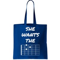 She Wants The D Guitarist Musician Gift Tote Bag