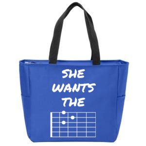 She Wants The D Guitarist Musician Gift Zip Tote Bag