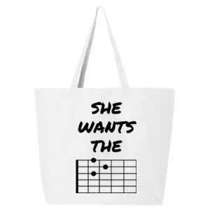 She Wants The D Guitarist Musician Gift 25L Jumbo Tote