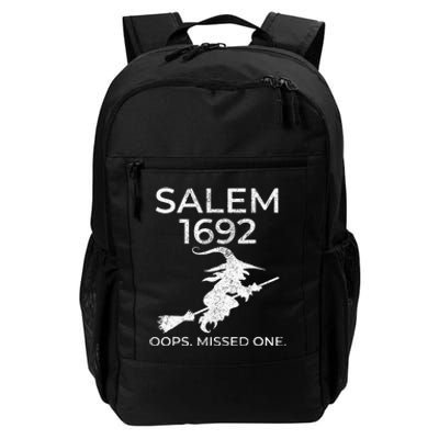 Salem Witch Trials 1692 Oops You Missed One Halloween Daily Commute Backpack