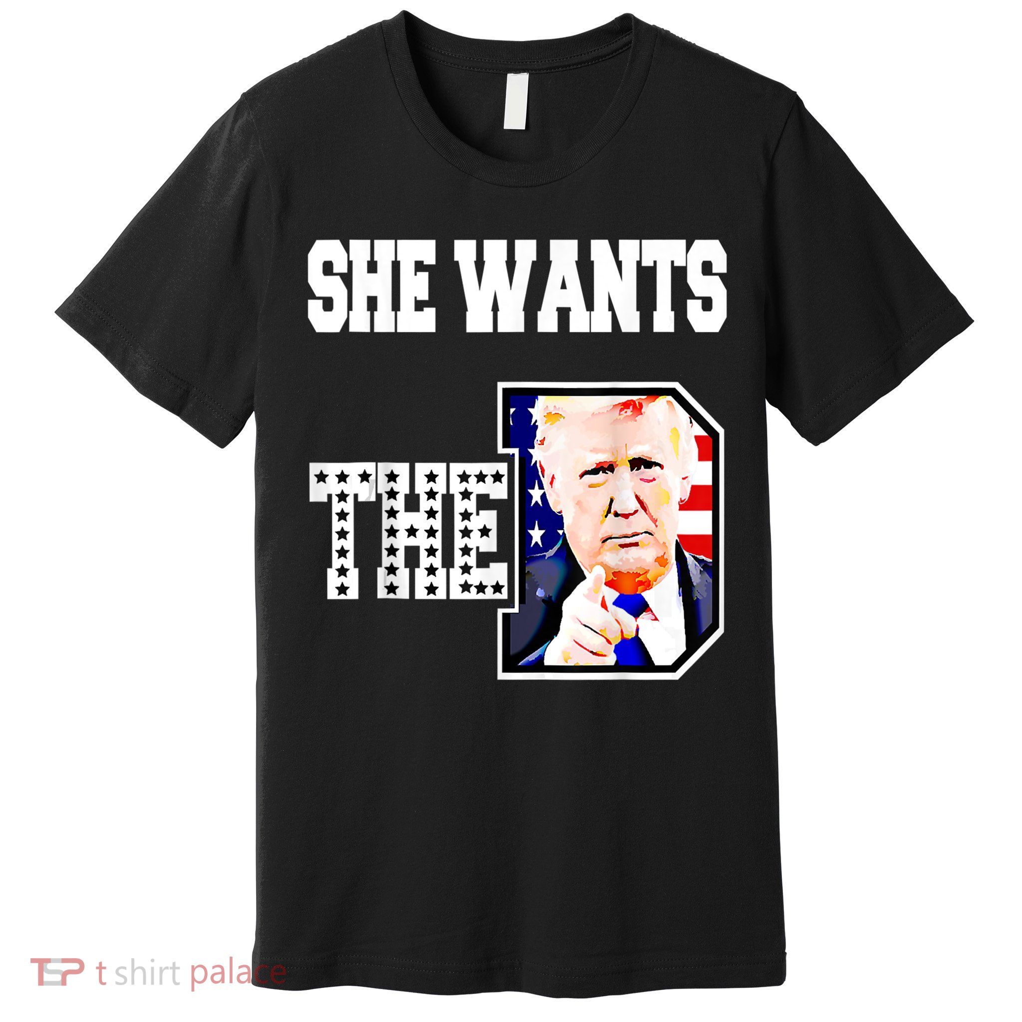 She Wants The D Donald Trump 2024 Premium T-Shirt