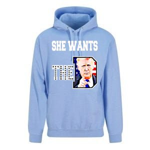 She Wants The D Donald Trump 2024 Unisex Surf Hoodie