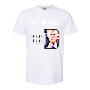 She Wants The D Donald Trump 2024 Softstyle CVC T-Shirt